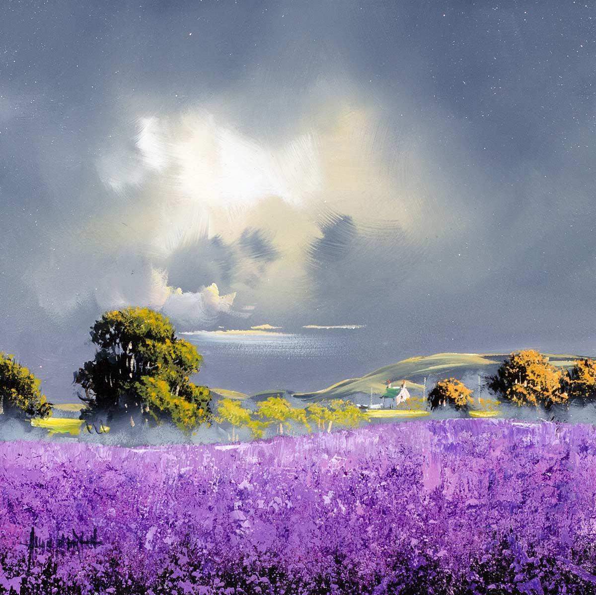 Overcast Sky - SOLD by artist Allan Morgan - Wyecliffe Galleries