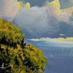 Overcast Sky - SOLD by artist Allan Morgan - Wyecliffe Galleries