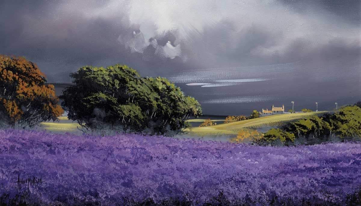 Passing Clouds - SOLD by artist Allan Morgan - Wyecliffe Galleries