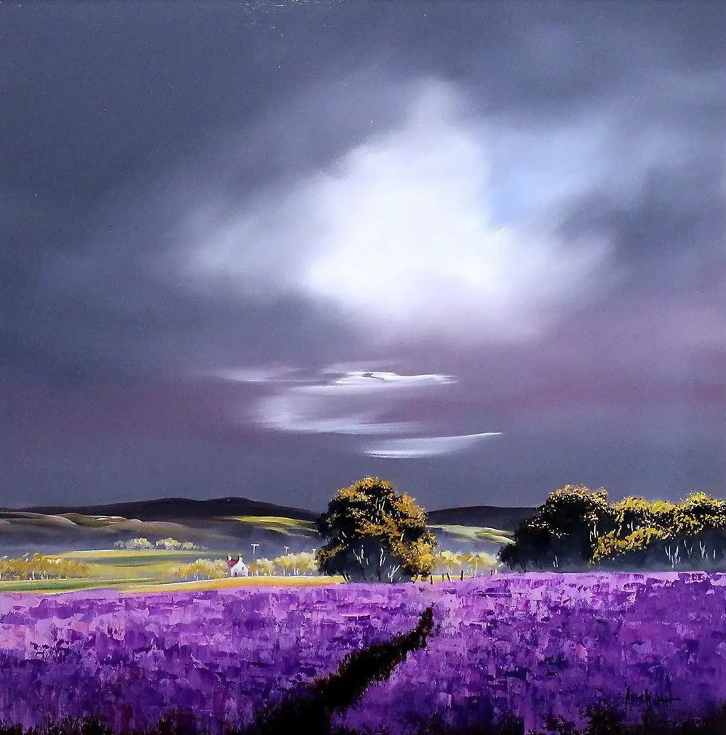 Passing Storm - SOLD by artist Allan Morgan - Wyecliffe Galleries