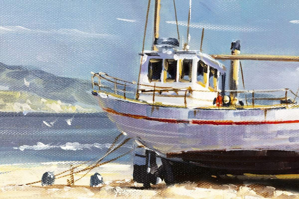 Peaceful Cove - Original - SOLD by artist Allan Morgan - Wyecliffe Galleries