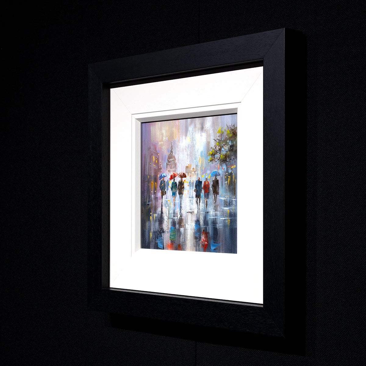 Precipitating Walks - Original - SOLD by artist Allan Morgan - Wyecliffe Galleries