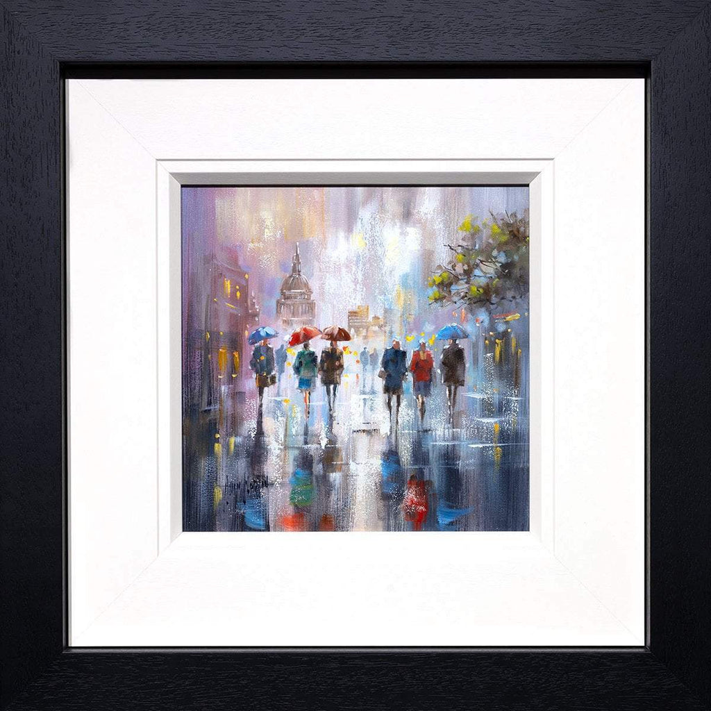 Precipitating Walks - Original - SOLD by artist Allan Morgan - Wyecliffe Galleries