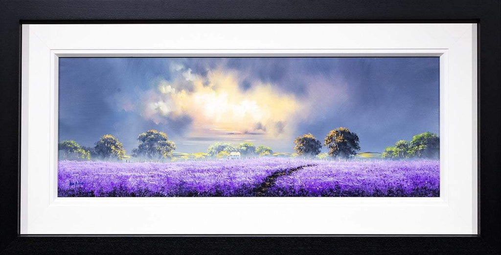 Purple Days - SOLD by artist Allan Morgan - Wyecliffe Galleries