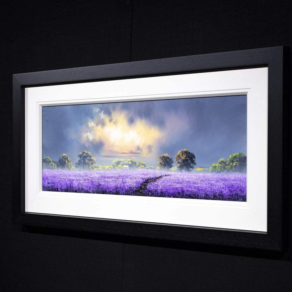 Purple Days - SOLD by artist Allan Morgan - Wyecliffe Galleries