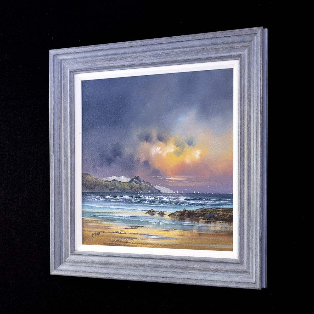 Purple Haven - Original - SOLD by artist Allan Morgan - Wyecliffe Galleries