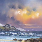 Purple Haven - Original - SOLD by artist Allan Morgan - Wyecliffe Galleries