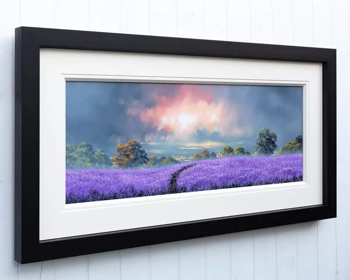 Purple Skies - Original - SOLD by artist Allan Morgan - Wyecliffe Galleries