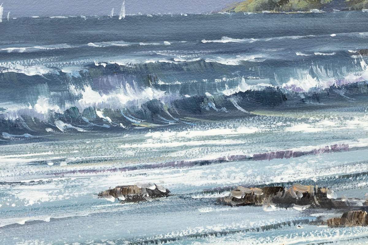 Quiet Days - Original - SOLD by artist Allan Morgan - Wyecliffe Galleries