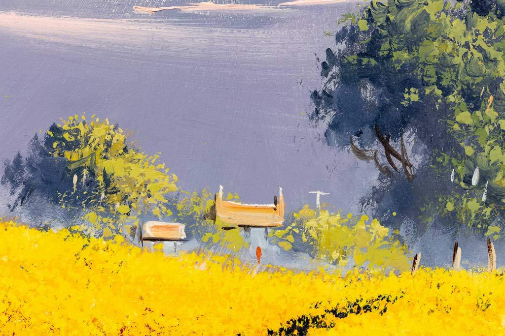 Radiant Fields - Original - SOLD by artist Allan Morgan - Wyecliffe Galleries