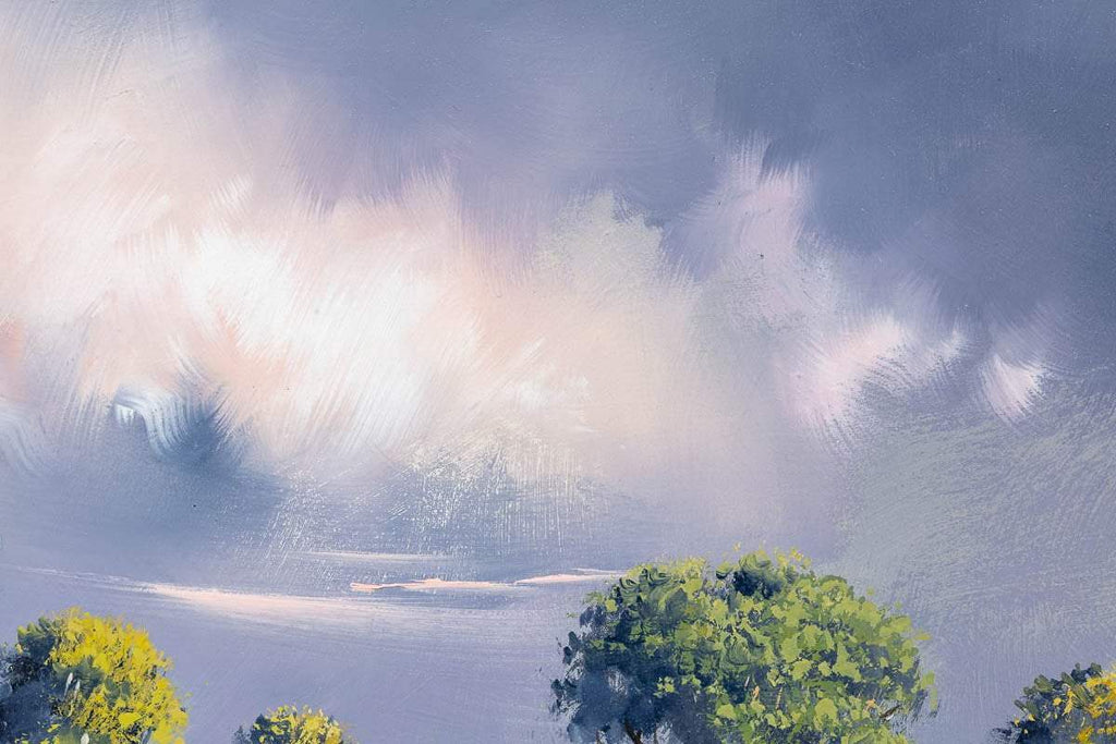 Radiant Fields - Original - SOLD by artist Allan Morgan - Wyecliffe Galleries