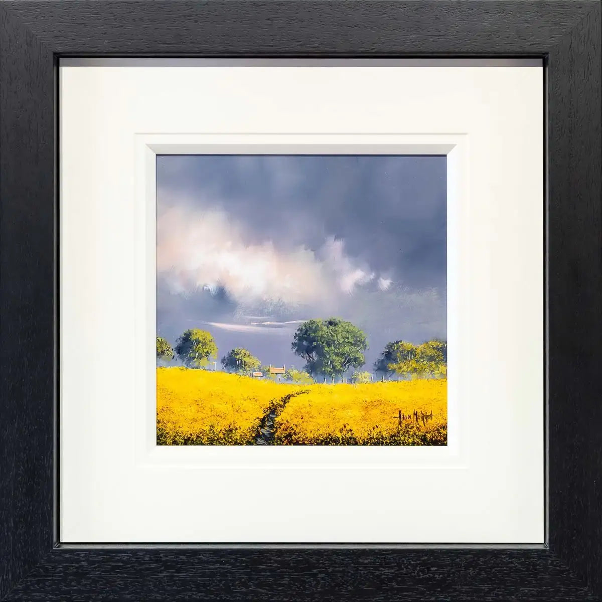 Radiant Fields - Original - SOLD by artist Allan Morgan - Wyecliffe Galleries