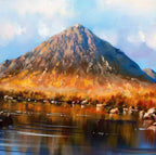 Rannoch Moor - Original - SOLD by artist Allan Morgan - Wyecliffe Galleries