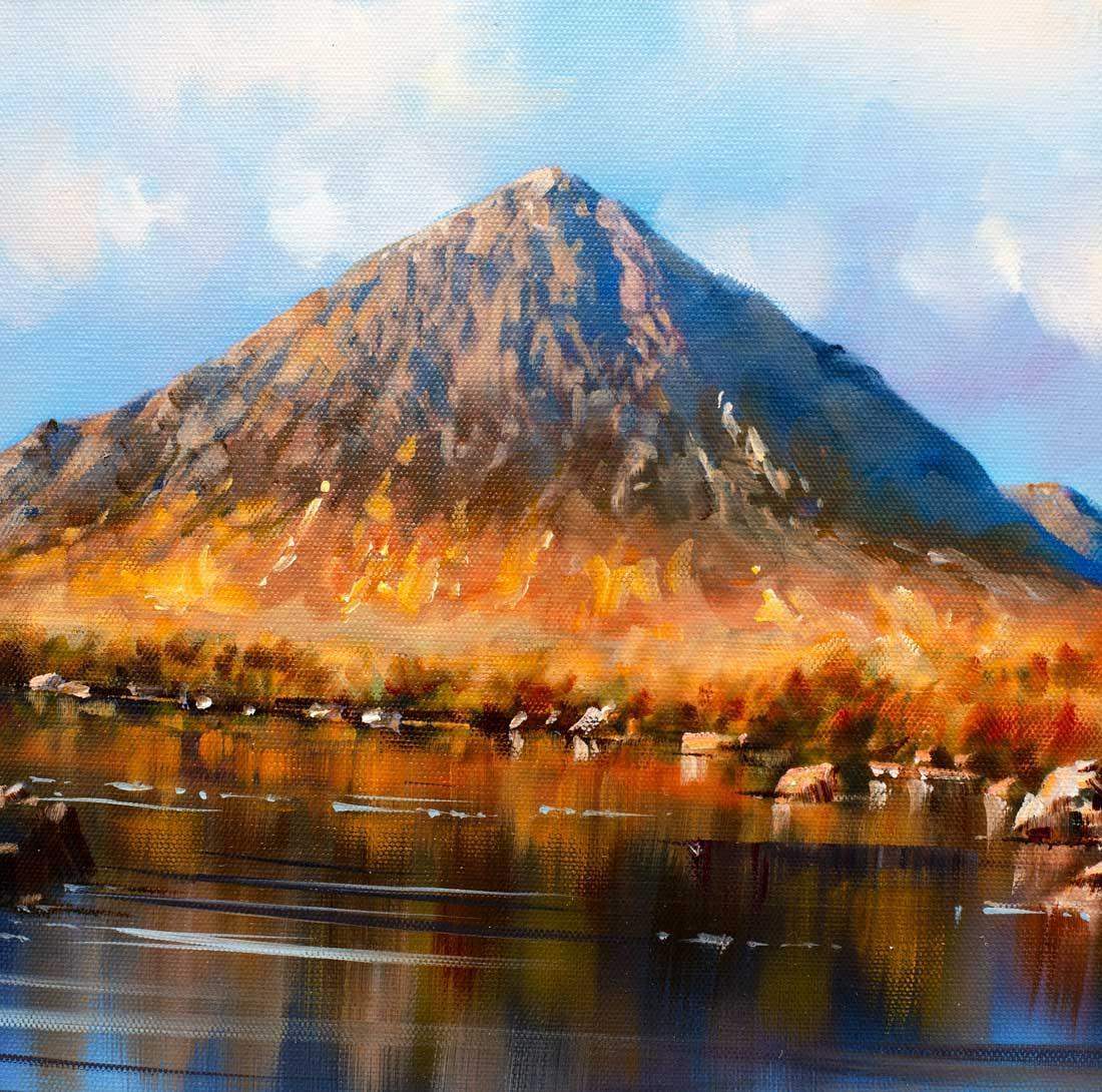 Rannoch Moor - Original - SOLD by artist Allan Morgan - Wyecliffe Galleries