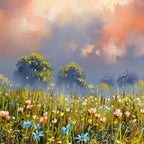 Riding Out The Storm - Original by artist Allan Morgan - Wyecliffe Galleries