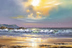 Rolling Waves - Original - SOLD by artist Allan Morgan - Wyecliffe Galleries