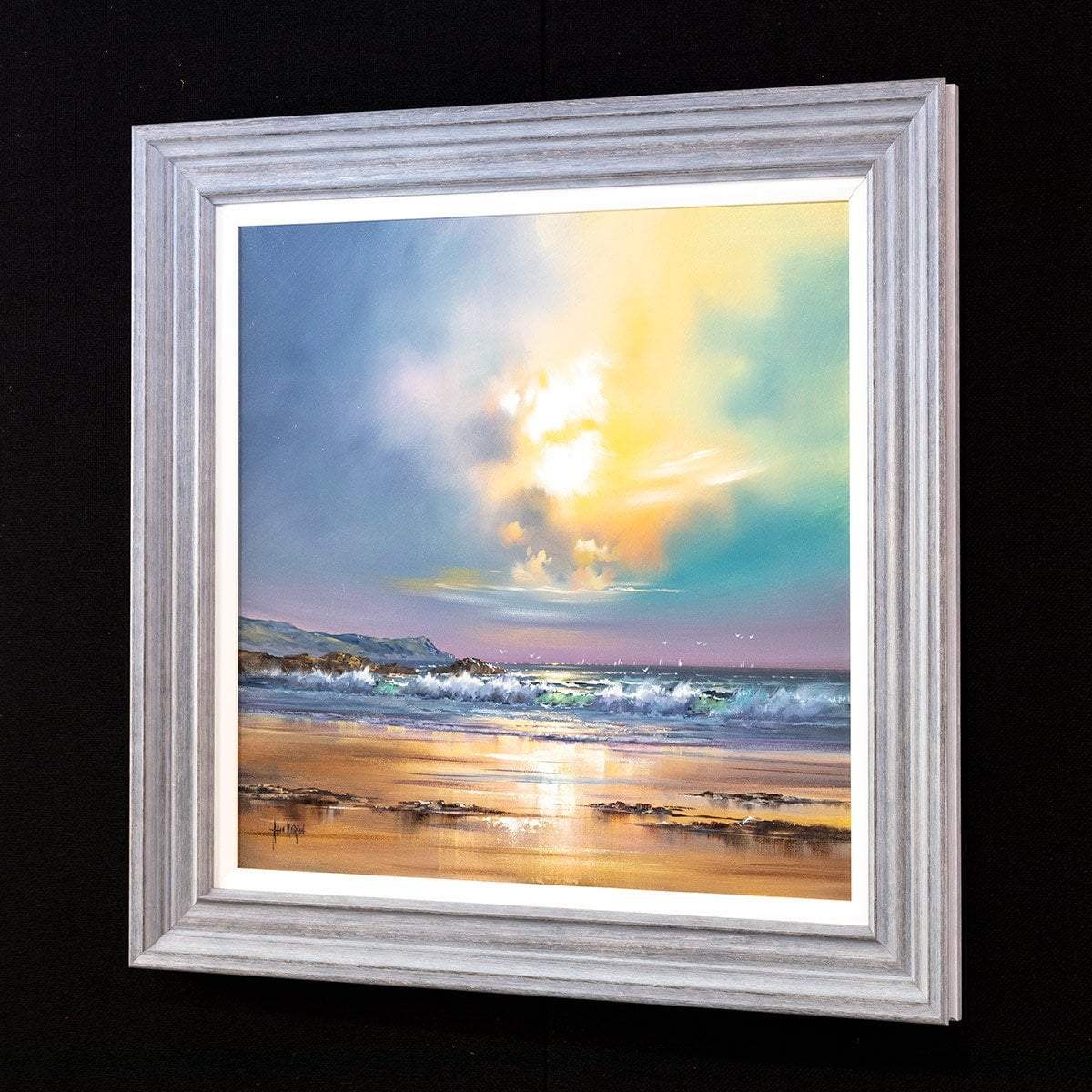 Rolling Waves - Original - SOLD by artist Allan Morgan - Wyecliffe Galleries