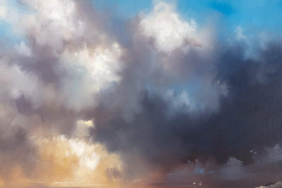 Rough Waters - Original - SOLD by artist Allan Morgan - Wyecliffe Galleries