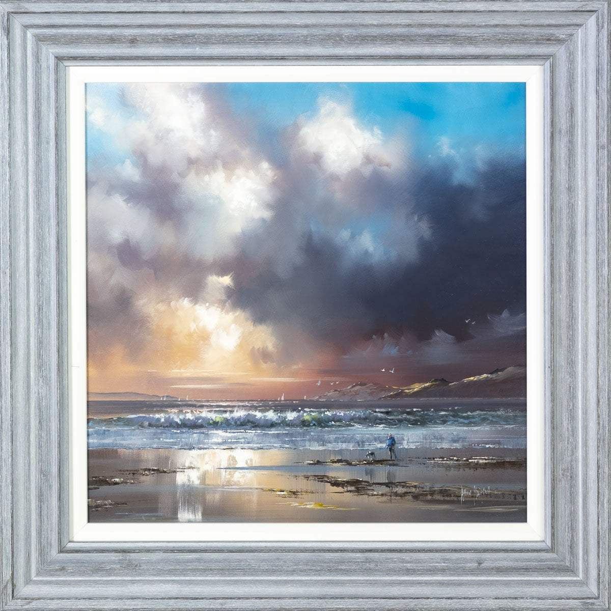 Rough Waters - Original - SOLD by artist Allan Morgan - Wyecliffe Galleries