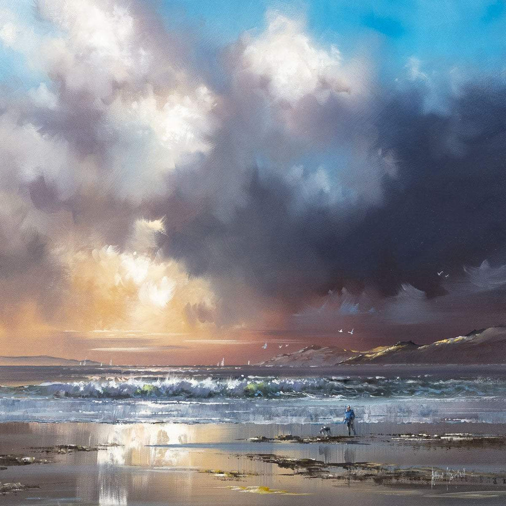 Rough Waters - Original - SOLD by artist Allan Morgan - Wyecliffe Galleries