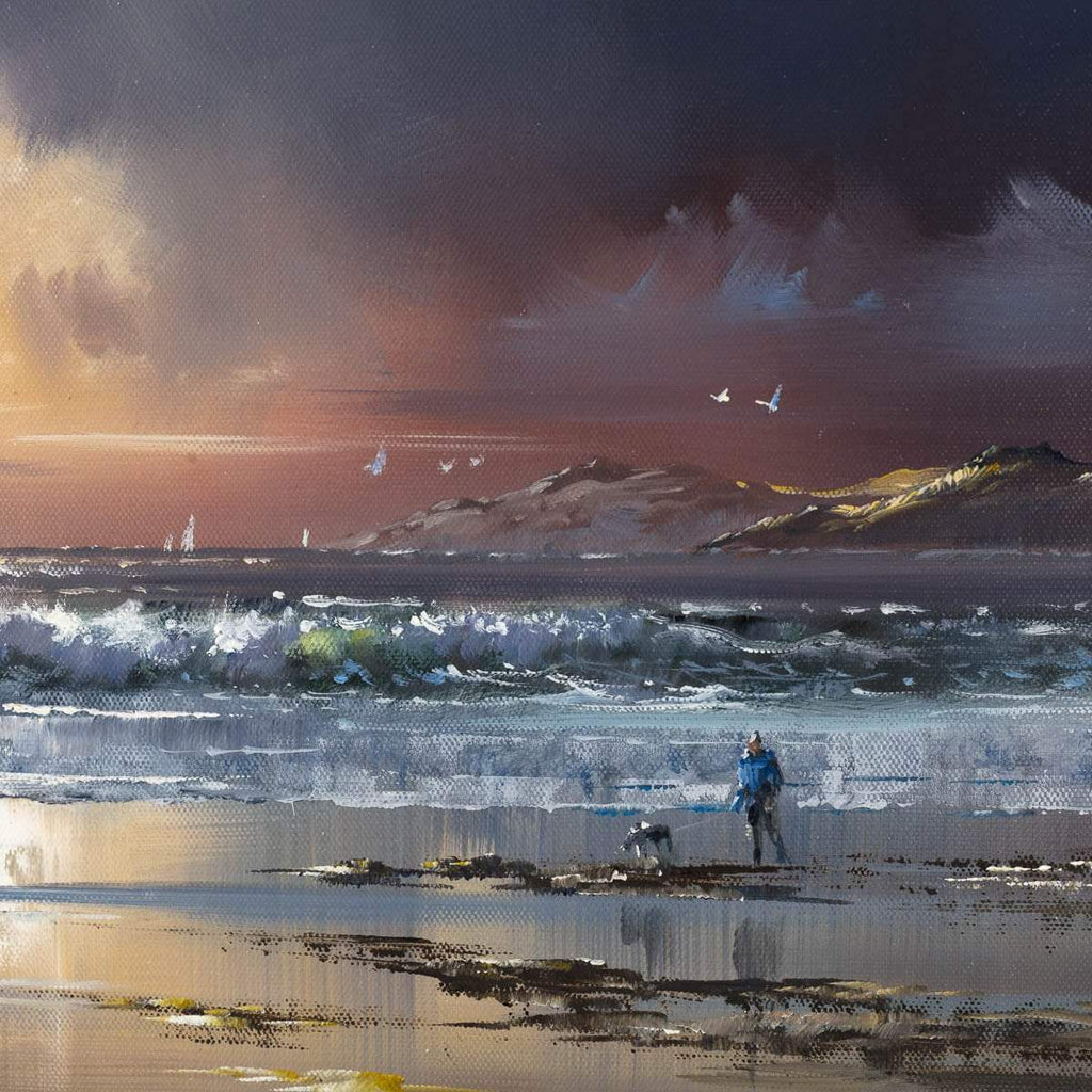 Rough Waters - Original - SOLD by artist Allan Morgan - Wyecliffe Galleries