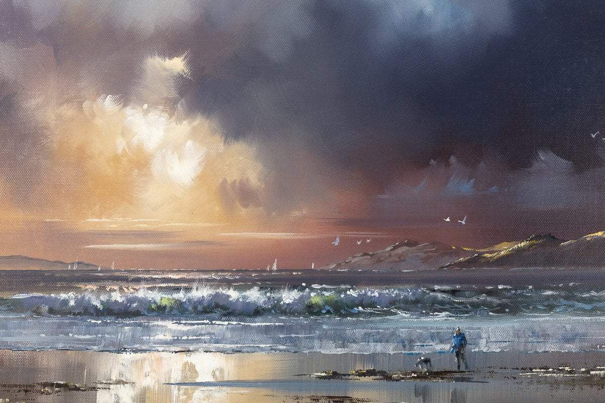 Rough Waters - Original - SOLD by artist Allan Morgan - Wyecliffe Galleries