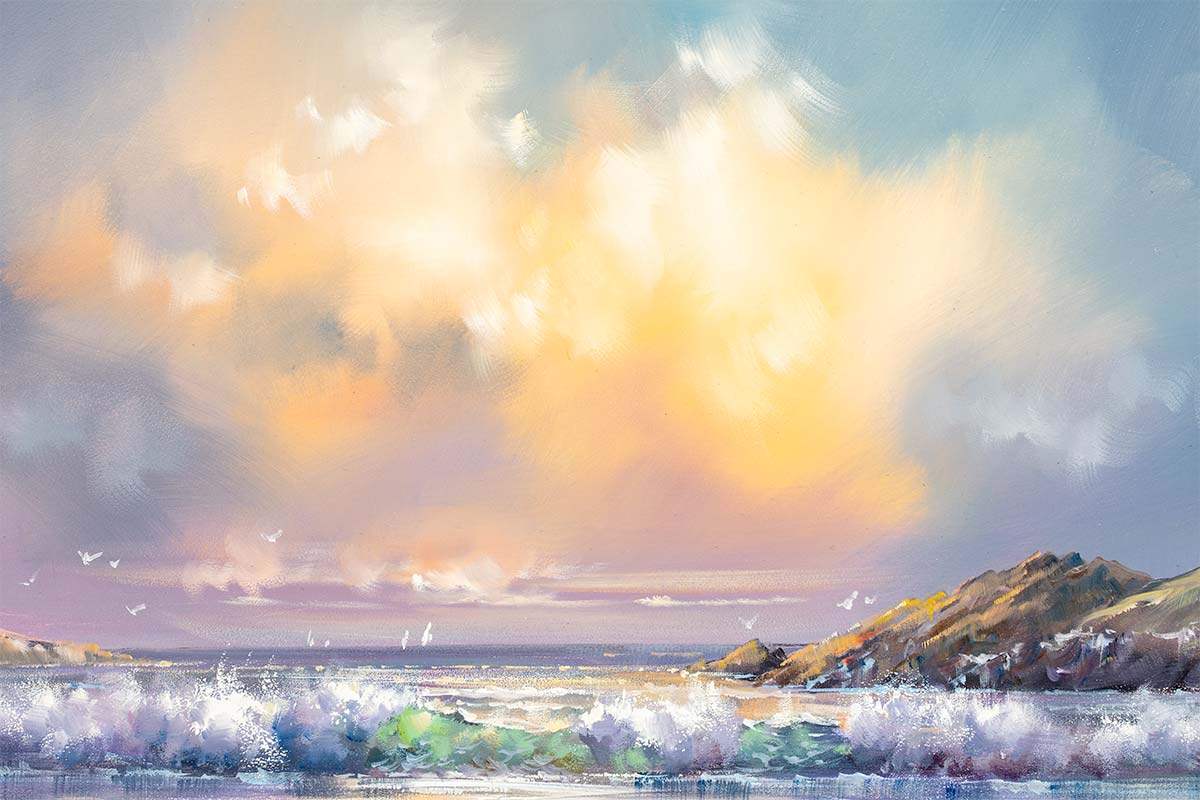 Sea Breeze - Original - SOLD by artist Allan Morgan - Wyecliffe Galleries