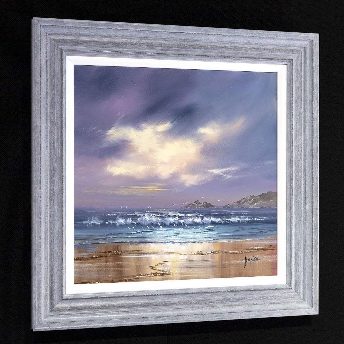 Skies of Violet - Original - SOLD by artist Allan Morgan - Wyecliffe Galleries