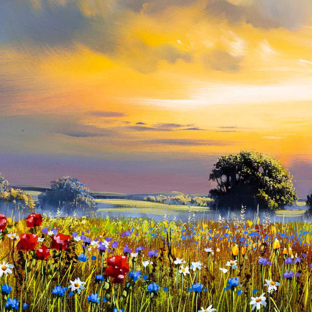 Spring is Blooming - Original - SOLD by artist Allan Morgan - Wyecliffe Galleries