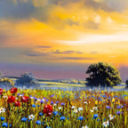 Spring is Blooming - Original - SOLD by artist Allan Morgan - Wyecliffe Galleries