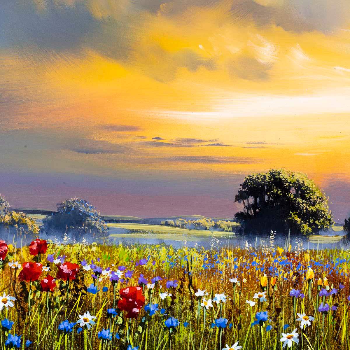 Spring is Blooming - Original - SOLD by artist Allan Morgan - Wyecliffe Galleries