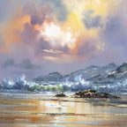 Stormy Seas - Original - SOLD by artist Allan Morgan - Wyecliffe Galleries