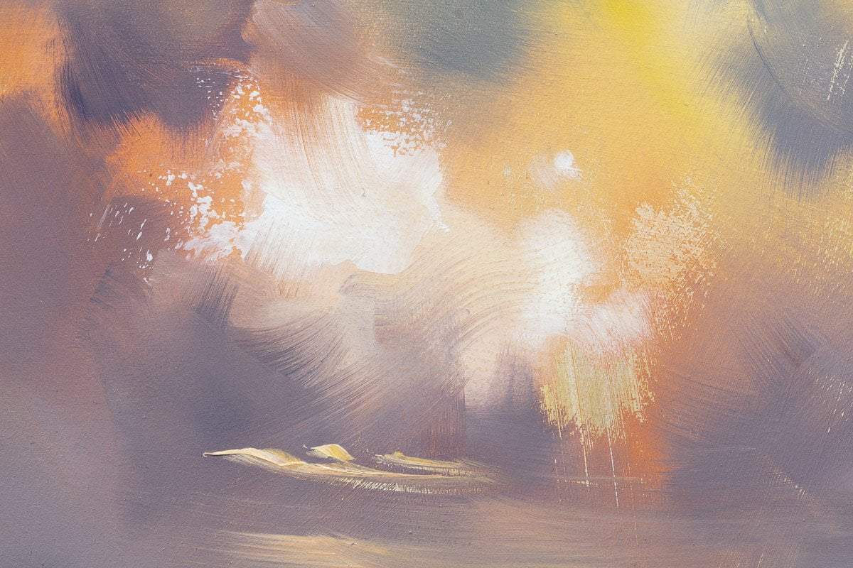 Stormy Seas - Original - SOLD by artist Allan Morgan - Wyecliffe Galleries