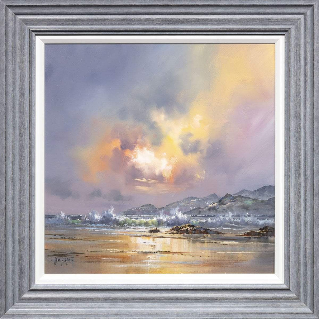 Stormy Seas - Original - SOLD by artist Allan Morgan - Wyecliffe Galleries