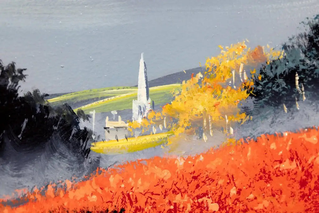 Stormy Vista - Original - SOLD by artist Allan Morgan - Wyecliffe Galleries