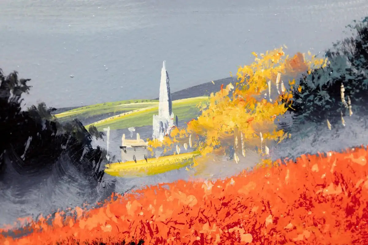 Stormy Vista - Original - SOLD by artist Allan Morgan - Wyecliffe Galleries