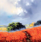 Stormy Vista - Original - SOLD by artist Allan Morgan - Wyecliffe Galleries