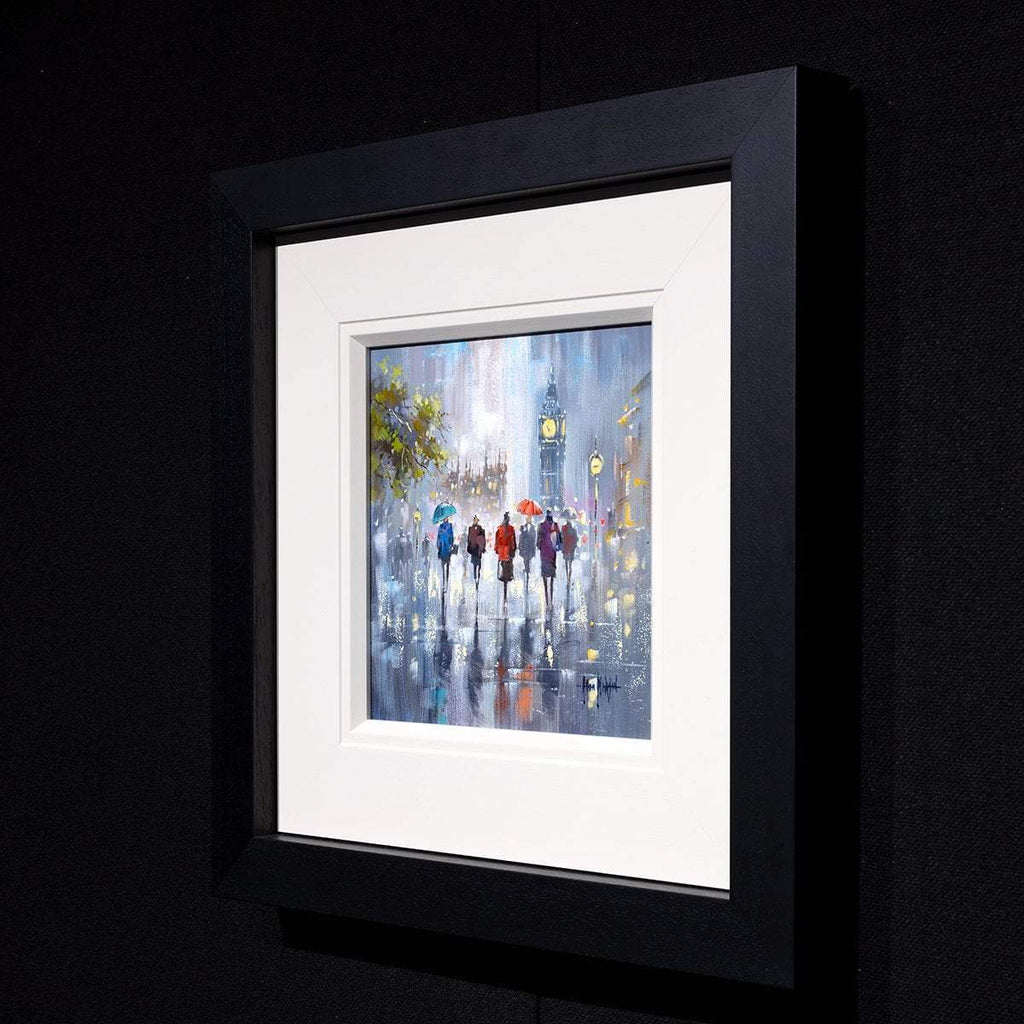 Stroll Through the City - Original - SOLD by artist Allan Morgan - Wyecliffe Galleries