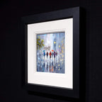 Stroll Through the City - Original - SOLD by artist Allan Morgan - Wyecliffe Galleries