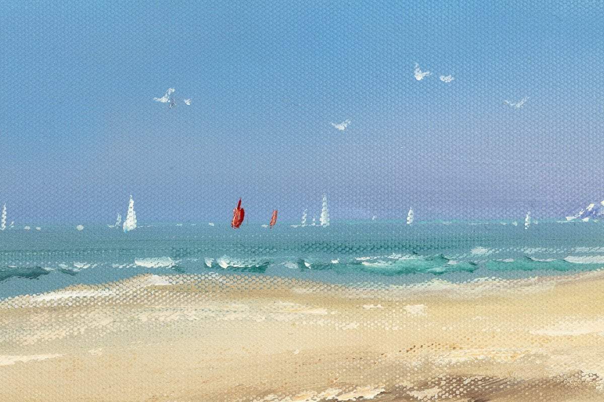 Summer at Last - Original - SOLD by artist Allan Morgan - Wyecliffe Galleries