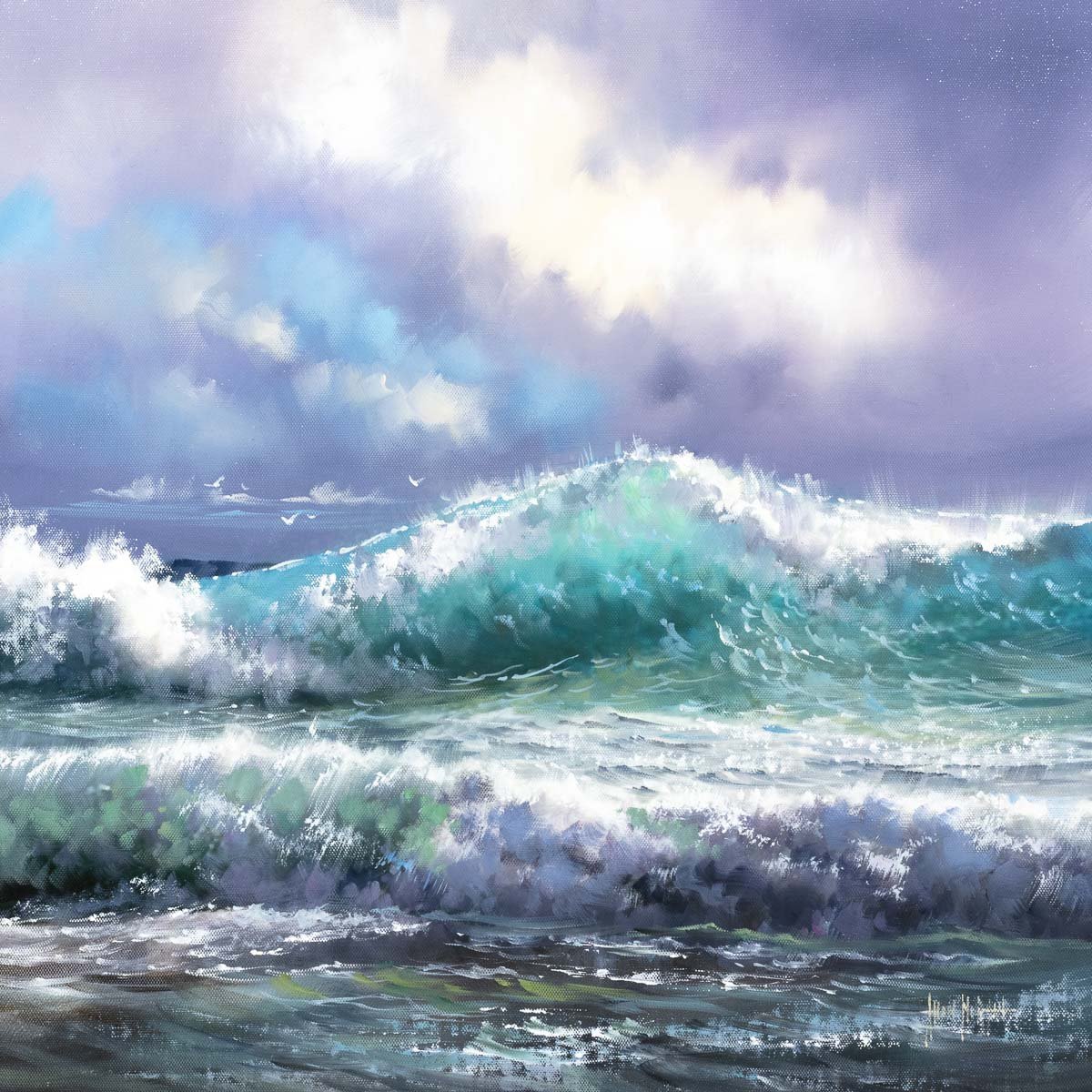 Summer Sea - Original Allan Morgan Framed