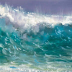 Summer Sea - Original - SOLD by artist Allan Morgan - Wyecliffe Galleries
