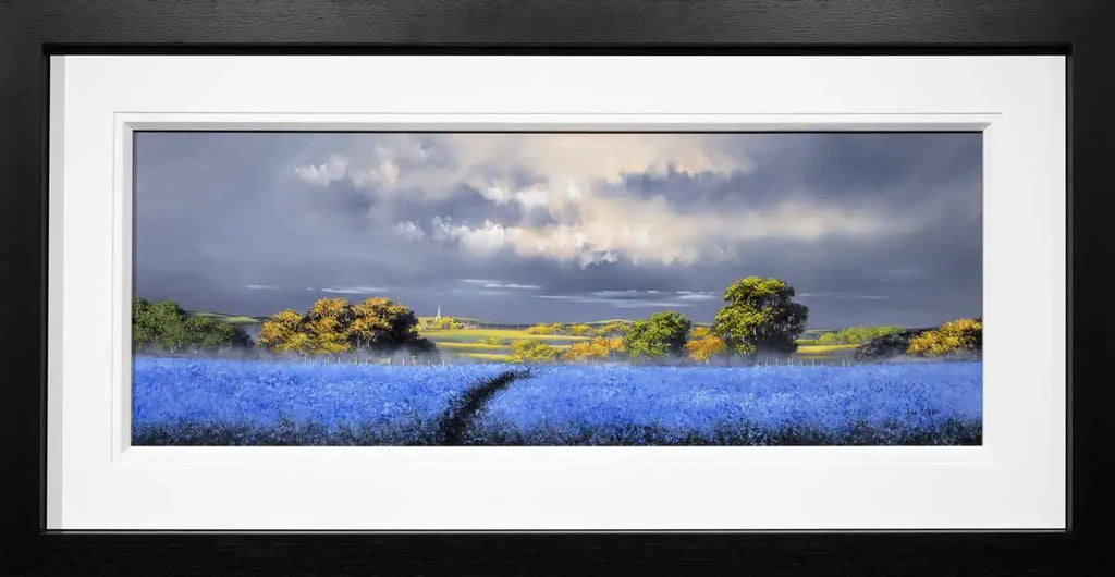 Summertime Blues - Original - SOLD by artist Allan Morgan - Wyecliffe Galleries