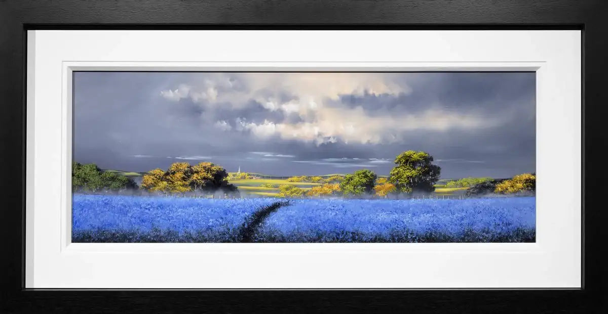 Summertime Blues - Original - SOLD by artist Allan Morgan - Wyecliffe Galleries