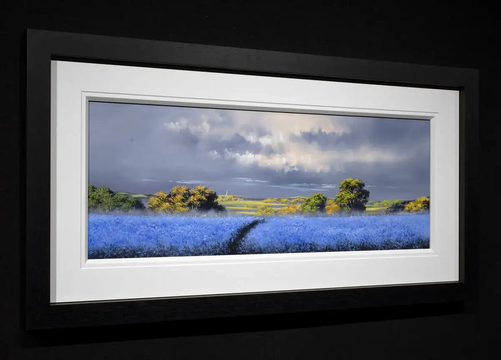 Summertime Blues - Original - SOLD by artist Allan Morgan - Wyecliffe Galleries