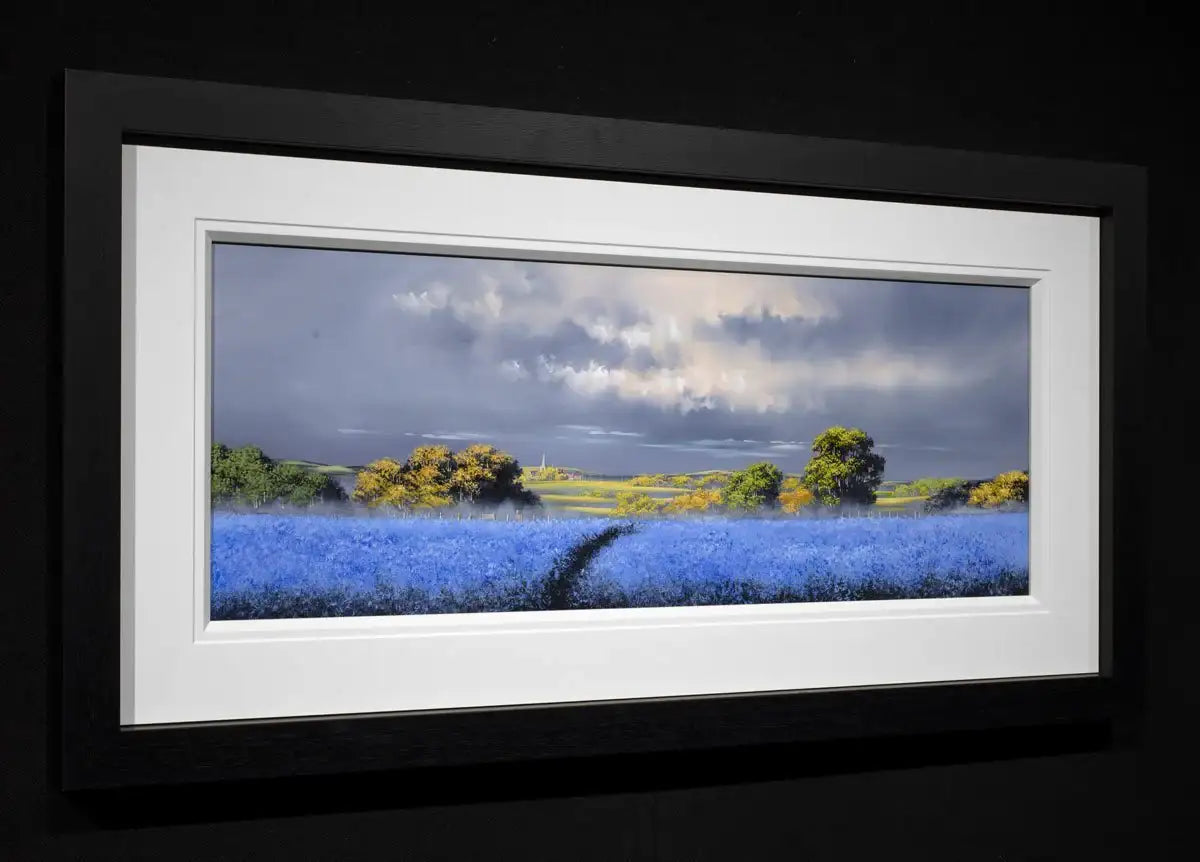 Summertime Blues - Original - SOLD by artist Allan Morgan - Wyecliffe Galleries