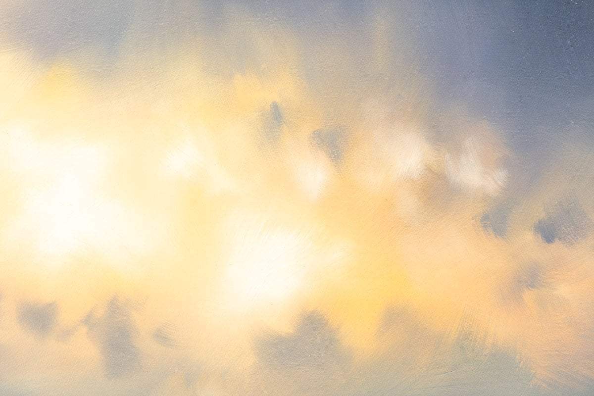 Summertime Meadow - Original - SOLD by artist Allan Morgan - Wyecliffe Galleries