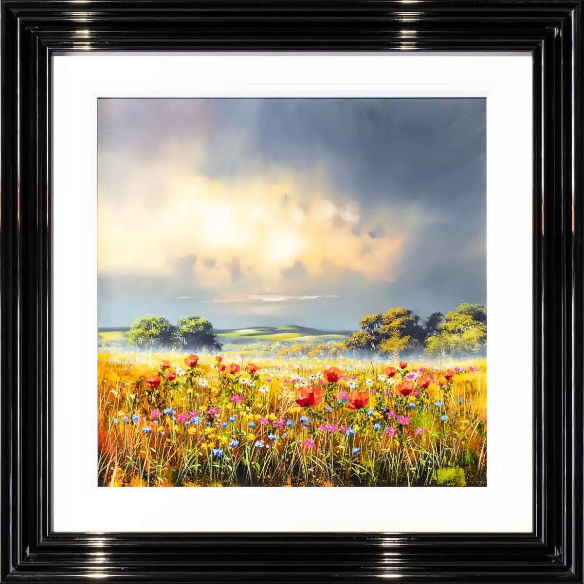 Summertime Meadow - Original - SOLD by artist Allan Morgan - Wyecliffe Galleries