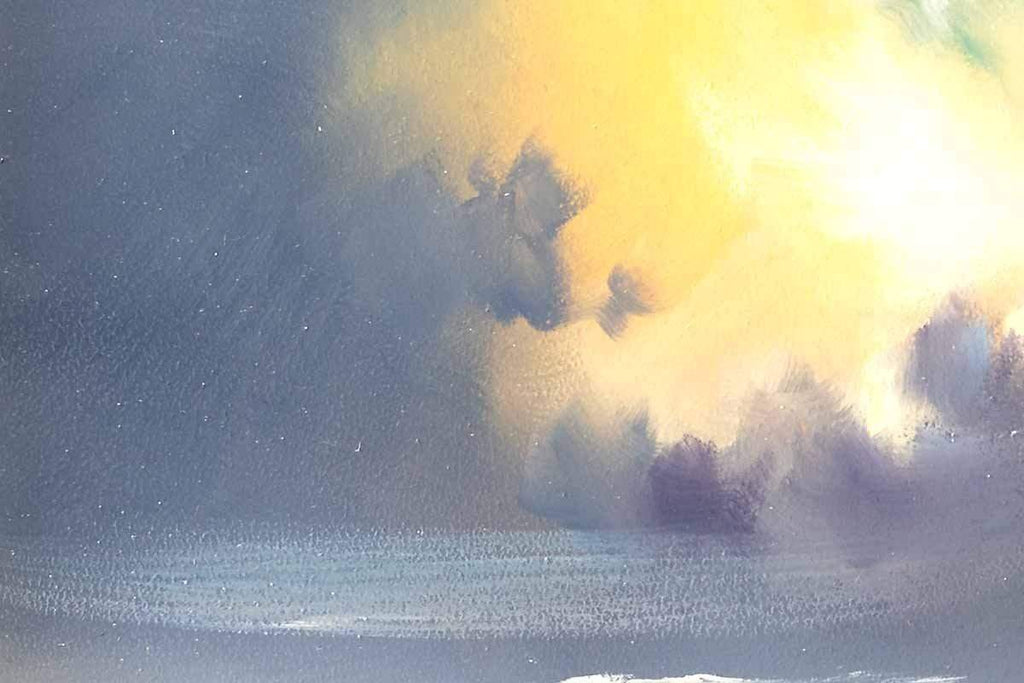 Sunday Strolls - Original - SOLD by artist Allan Morgan - Wyecliffe Galleries