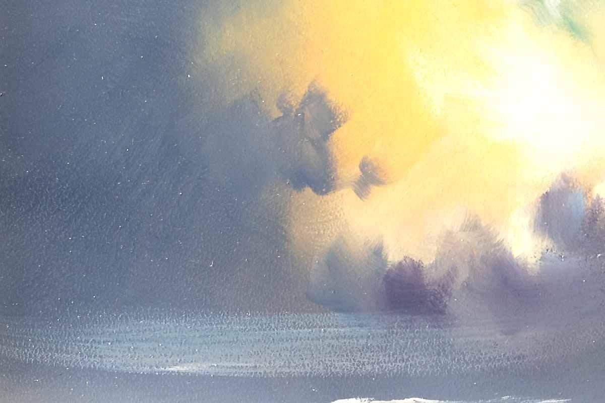 Sunday Strolls - Original - SOLD by artist Allan Morgan - Wyecliffe Galleries